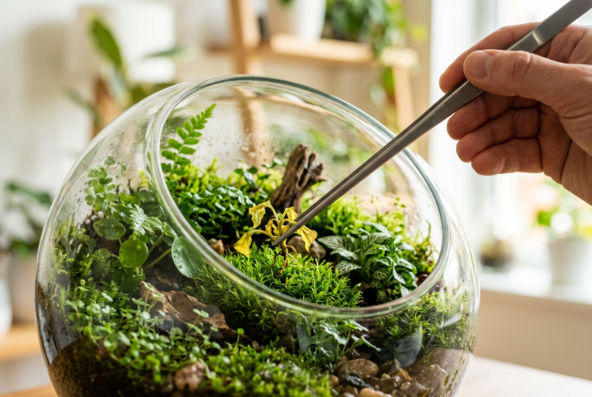 Caring for your closed Terrarium