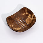 Natural Coconut Soap Dish - Oblong - 11cm