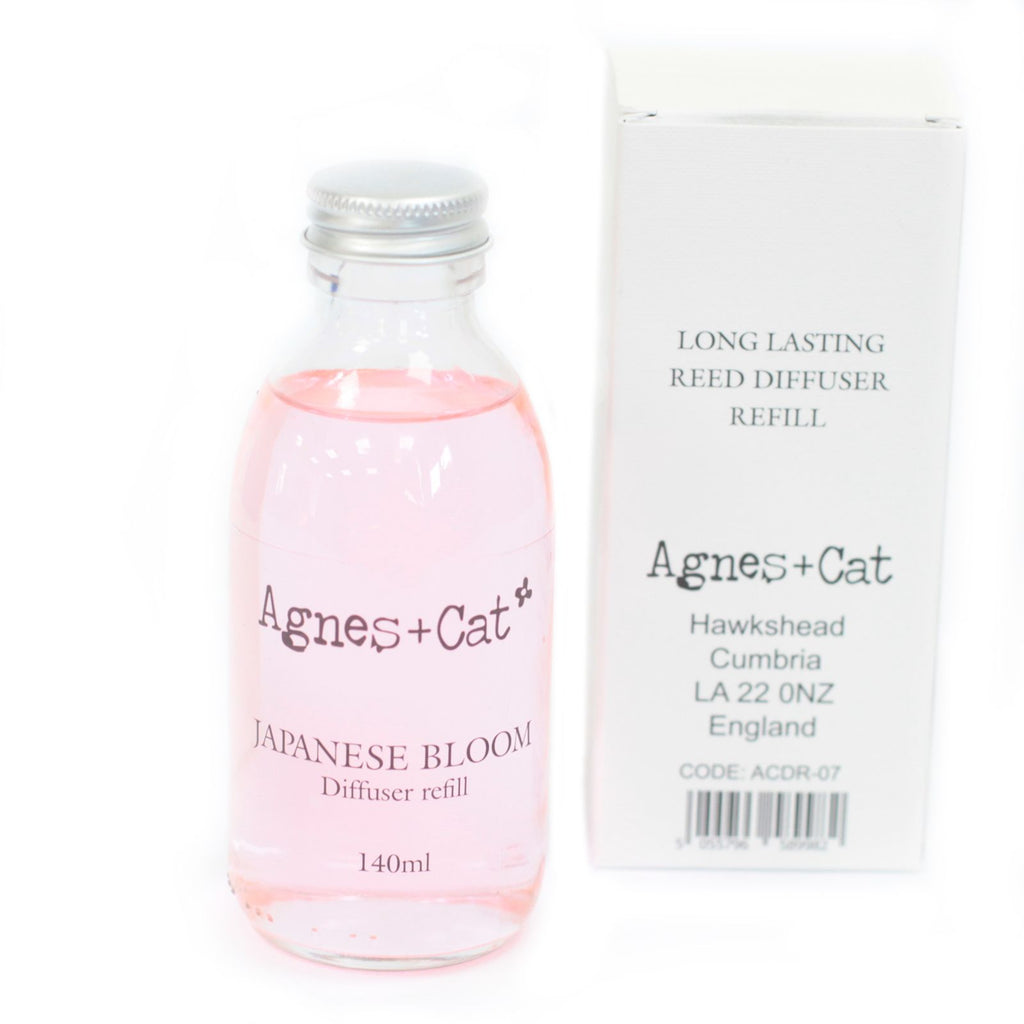 Agnes + Cat Reed Diffuser Refill - Japanese Bloom 140ml