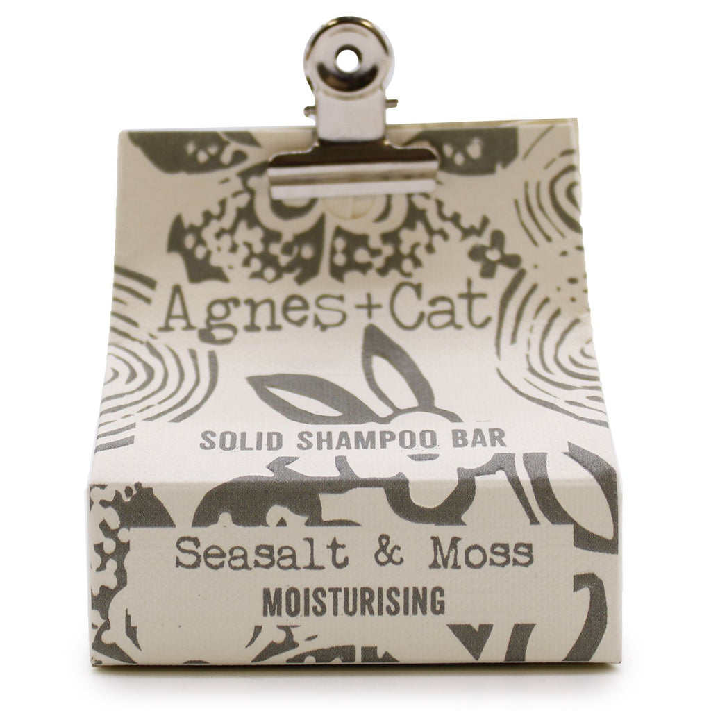 Agnes + Cat Sea Salt & Moss Solid Shampoo