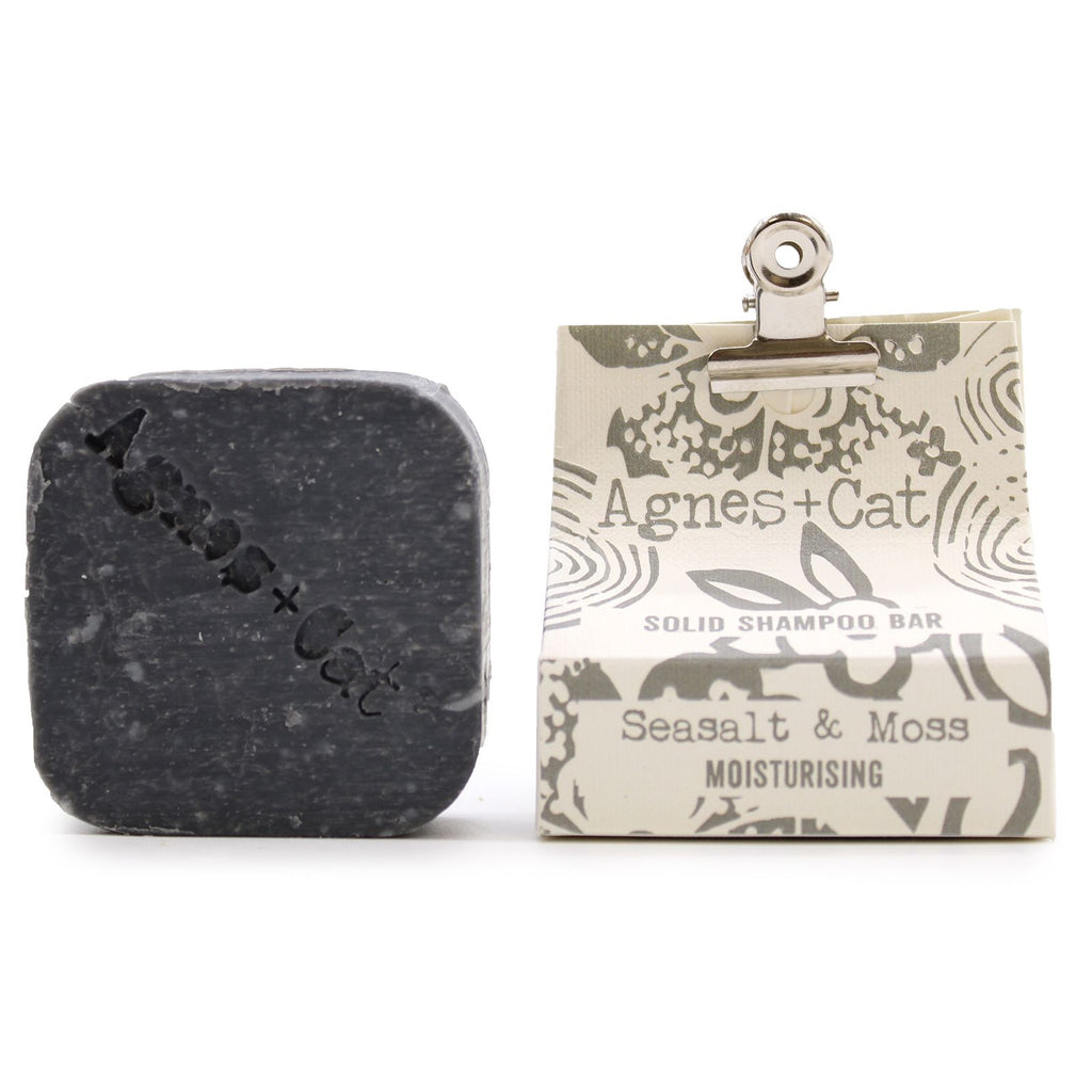 Agnes + Cat Sea Salt & Moss Solid Shampoo
