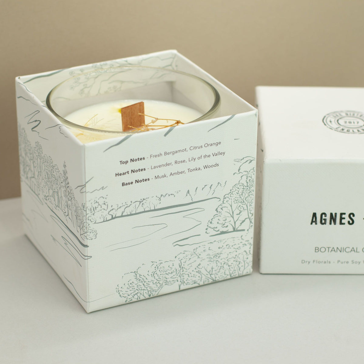 Agnes + Cat Botanical Soy Wax Candle - Windermere