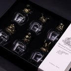 Gift Set of 6 Glasses (100ml) - Mystical Creatures - Antique Bronze