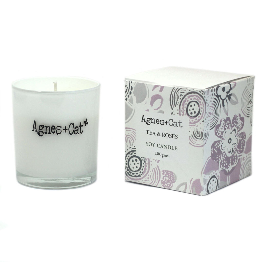 Agnes + Cat Votive Candle - Tea and Roses