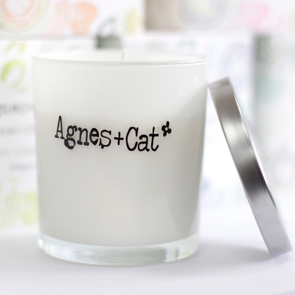 Agnes + Cat Votive Candle - Dolly Blue