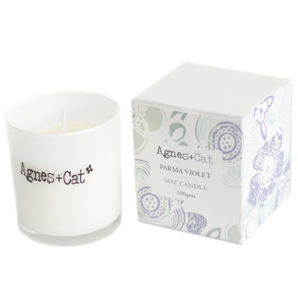 Agnes + Cat Votive Candle - Parma Violet