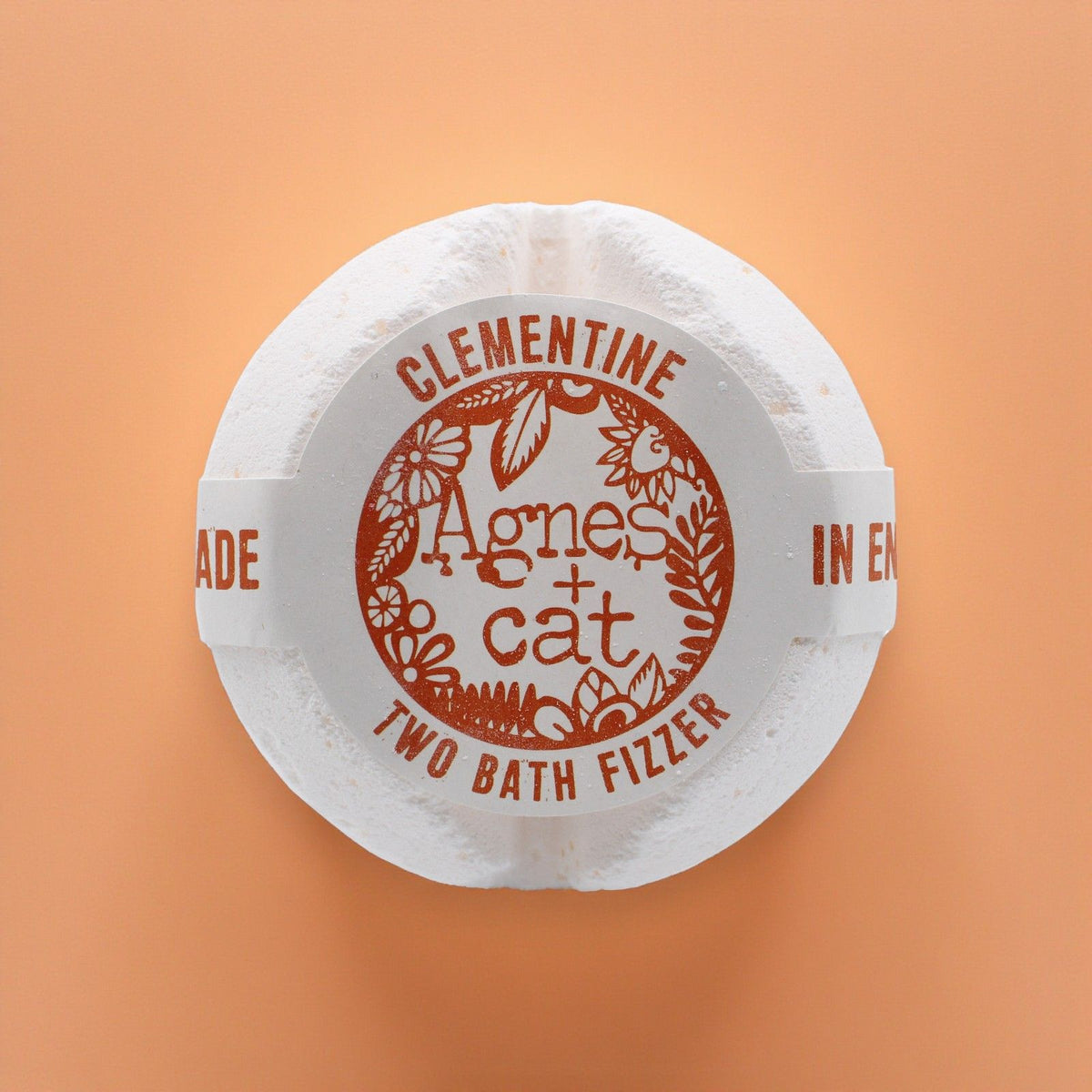 Agnes + Cat Bath Fizzer - Clementine
